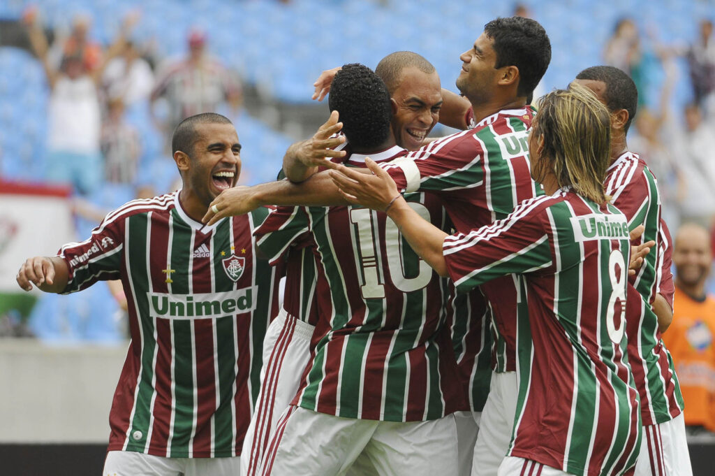 Gum e Leandro Euzébio pelo Fluminense em 2010