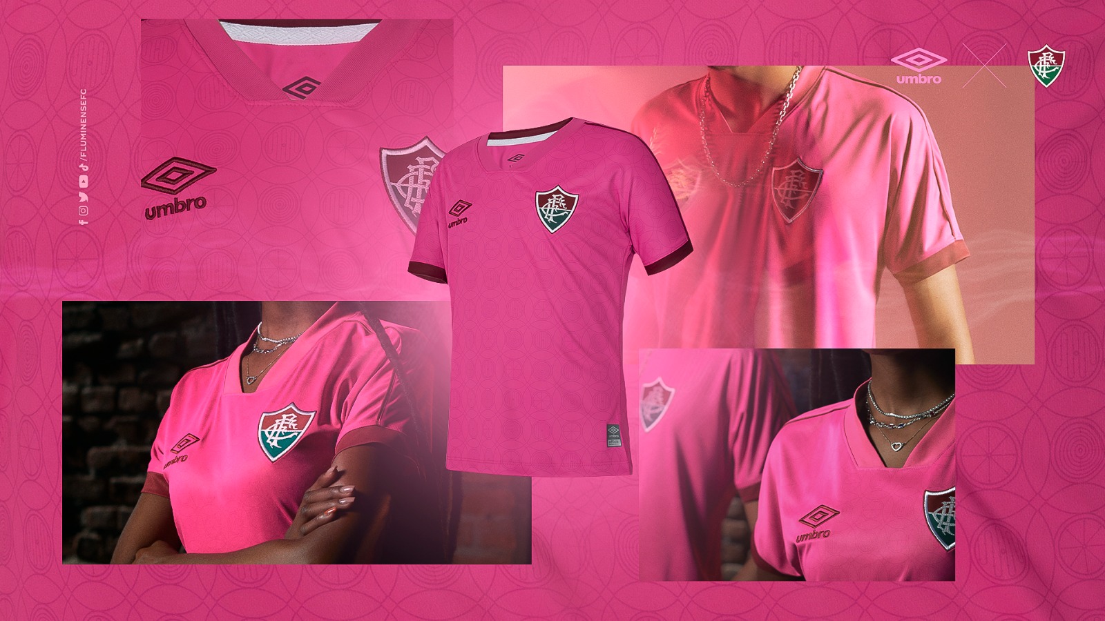 Fluminense e Umbro apresentam a nova camisa tricolor para a